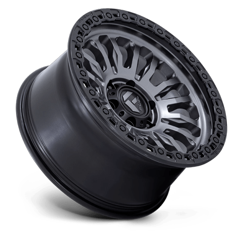 Fuel RINCON Matte Gunmetal W/ M-Black Lip wheel view 2