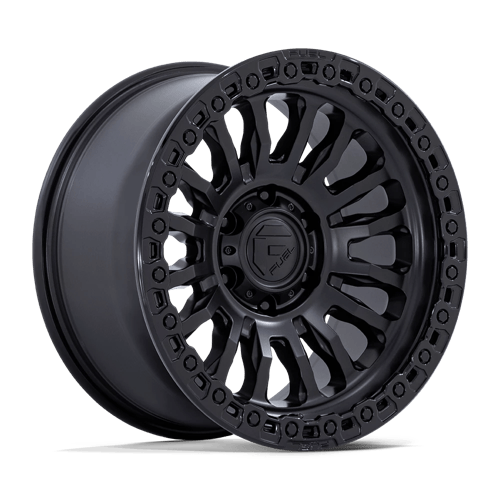 Fuel RINCON Matte Black W/ Gloss Black Lip wheel