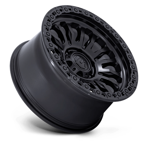 Fuel RINCON Matte Black W/ Gloss Black Lip wheel view 2