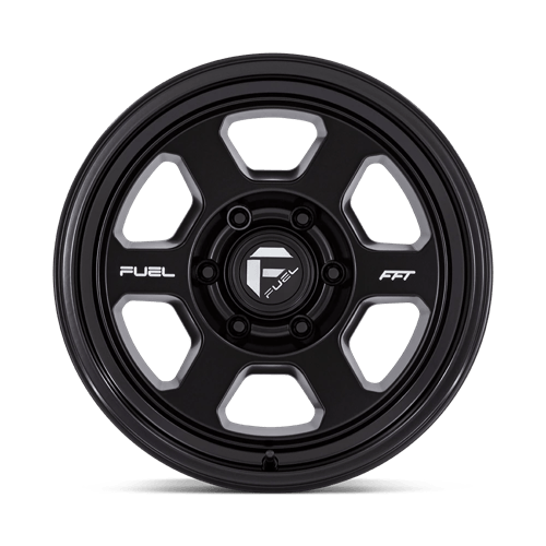 Fuel HYPE Matte Black wheel view 3