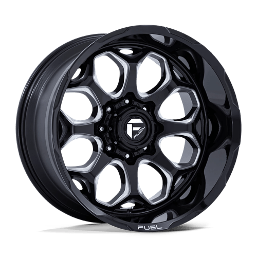 Fuel SCEPTER Gloss Black Milled wheel