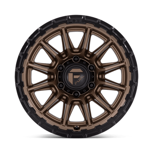 Fuel PISTON Matte Bronze W/ Gloss Black Li wheel view 3