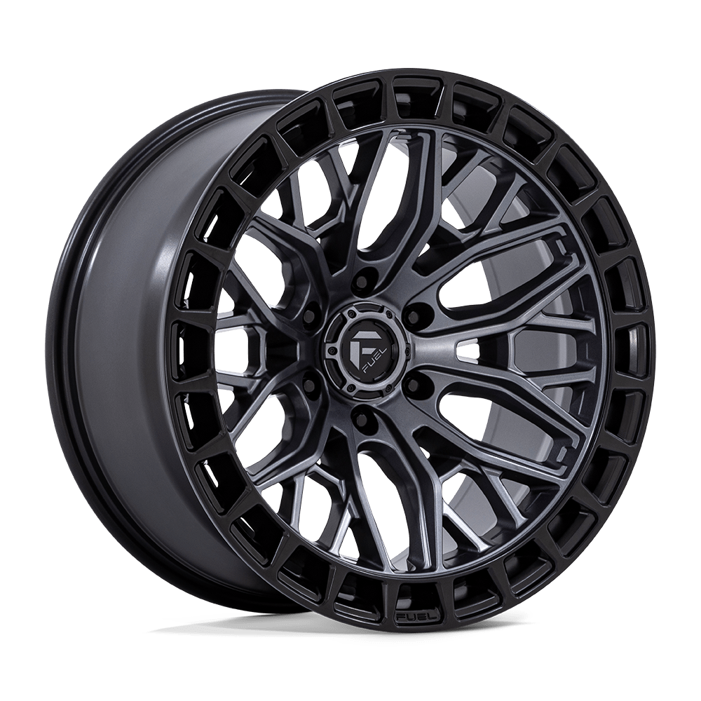 Fuel SIGMA Matte Gunmetal W/ M-Blk Lip wheel view 4