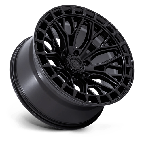 Fuel SIGMA Blackout W/ Gloss Black Lip wheel view 2