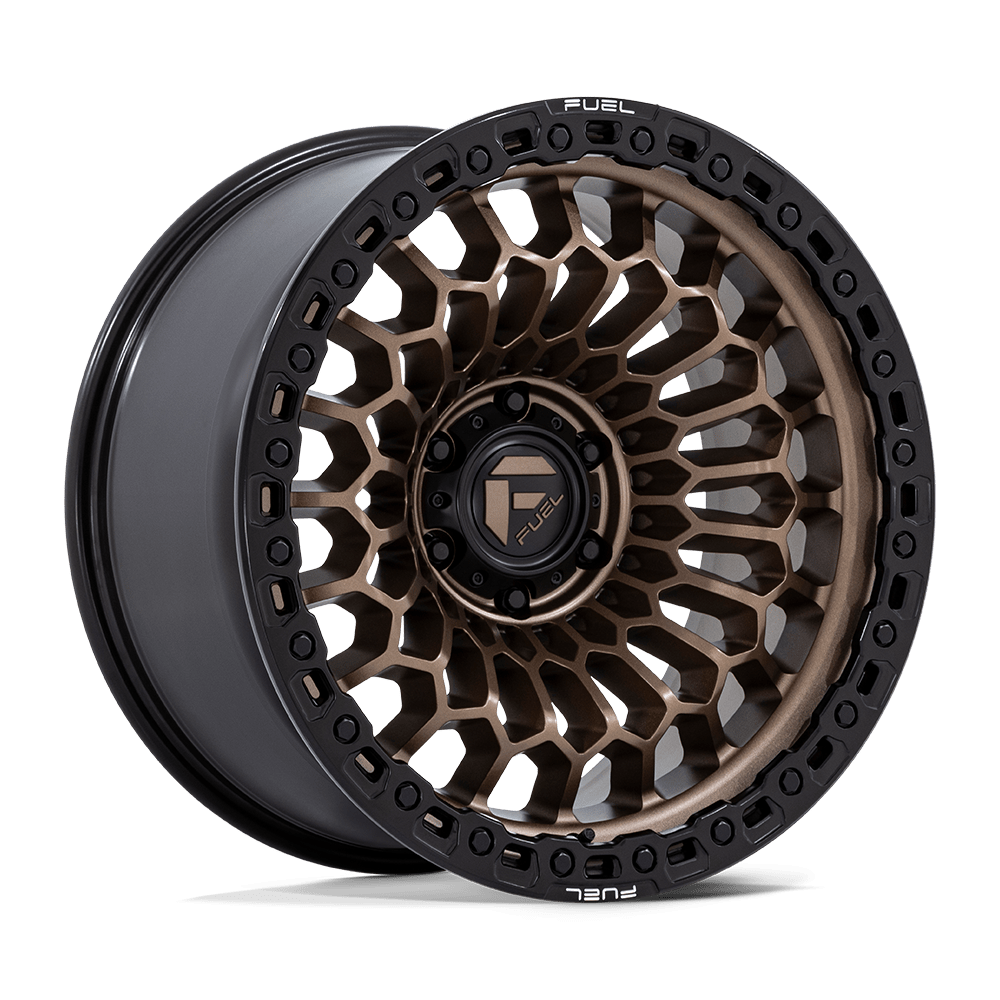 Fuel SINISTER Matte Bronze W/ M-Blk Lip wheel view 4