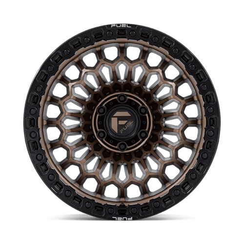 Fuel SINISTER Matte Bronze W/ M-Blk Lip wheel view 3