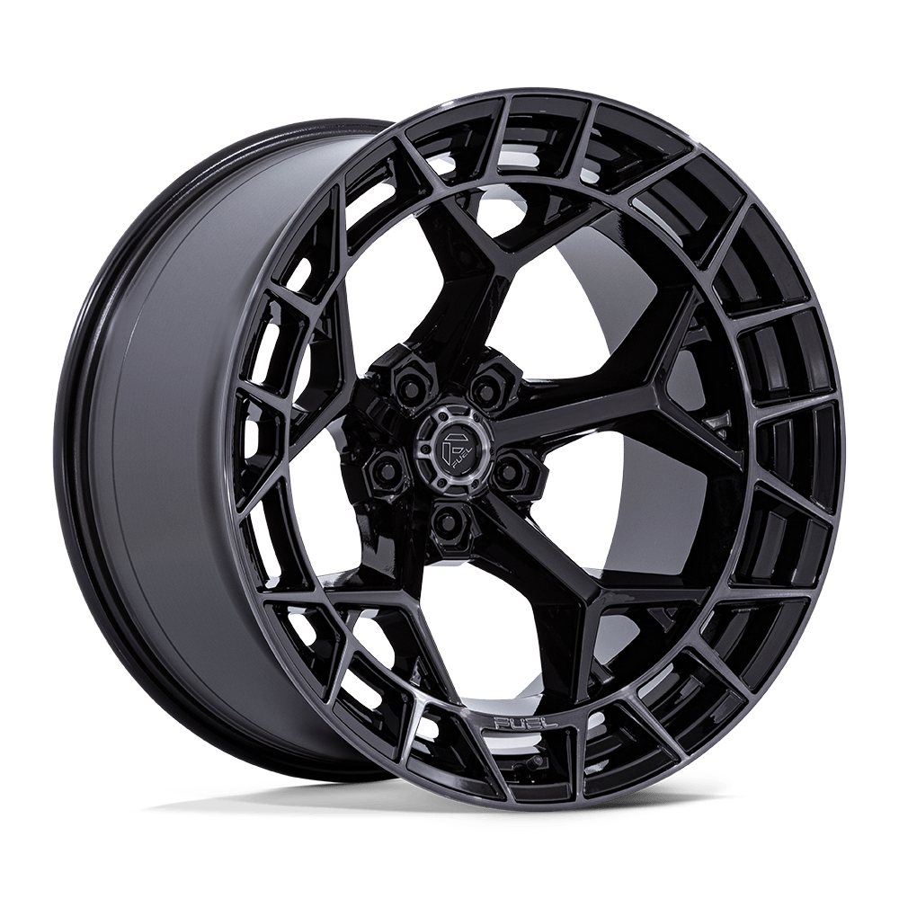 Fuel CHARGER Gloss Black Brushed Dark Tint Wheels