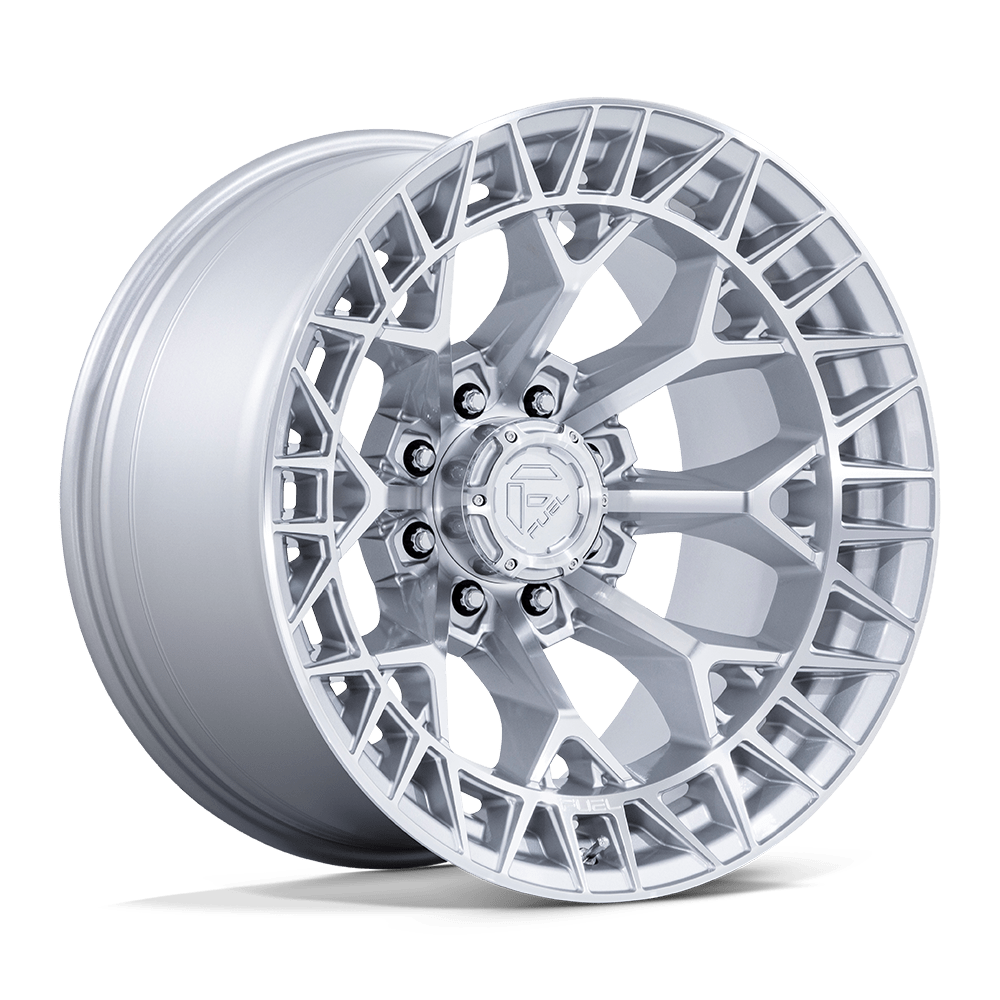 Fuel CHARGER Gloss Silver W/ Machined Face Wheels