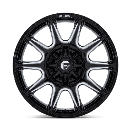 SUPER C 22X12 8X180 124 -44 G-BLK MILL