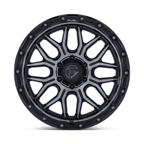 Fuel SURGE Gloss Black Machined W/ Gtcc wheel view 3