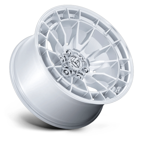 Fuel REVOLT Hyper Silver W/ Machined Face wheel view 2