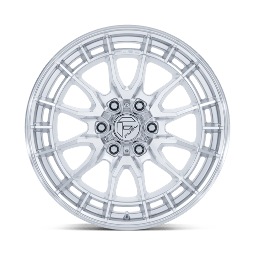 Fuel REVOLT Hyper Silver W/ Machined Face wheel view 3