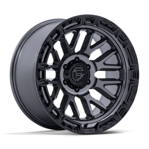 Fuel RAIL Gloss Gunmetal W/ G-Blk Lip wheel