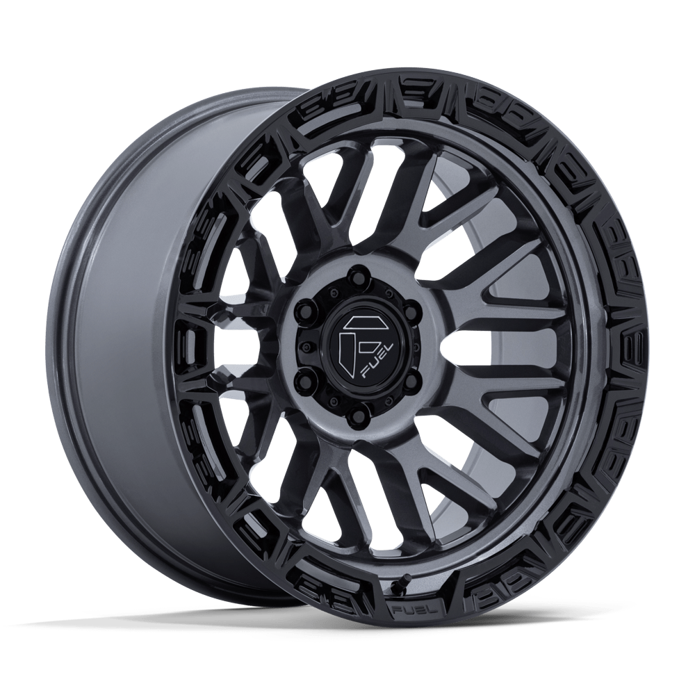 Fuel RAIL Gloss Gunmetal W/ G-Blk Lip wheel view 4