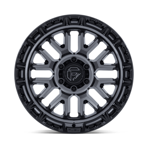Fuel RAIL Gloss Gunmetal W/ G-Blk Lip wheel view 3