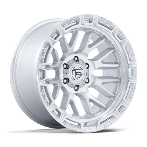 Fuel RAIL Gloss Silver W/ Machined Face wheel