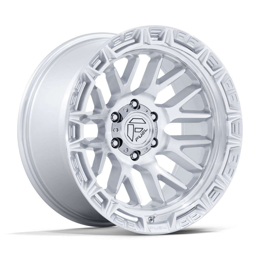 Fuel RAIL Gloss Silver W/ Machined Face wheel view 4