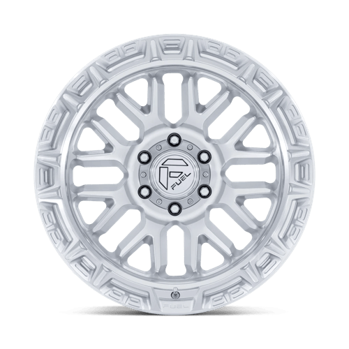 Fuel RAIL Gloss Silver W/ Machined Face wheel view 3