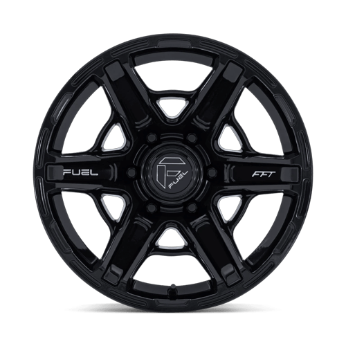 Fuel GAMBIT Gloss Black wheel view 3