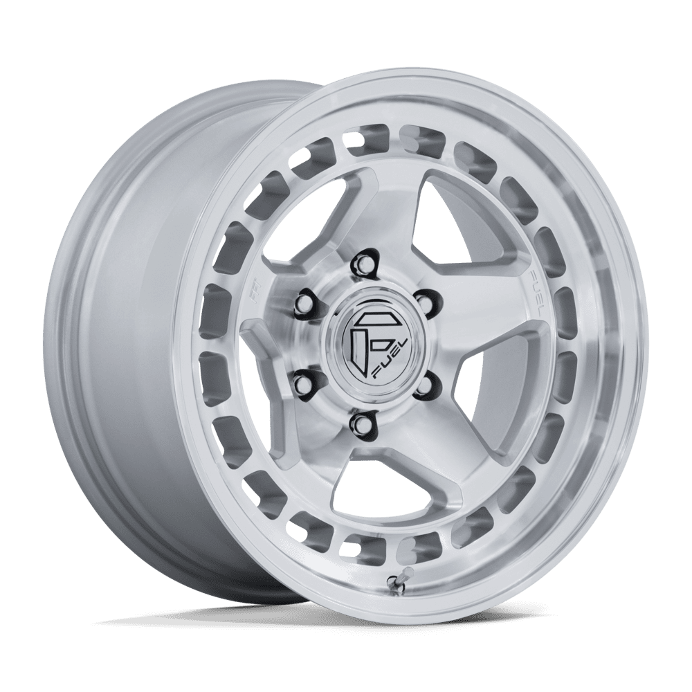 Fuel CORE Hyper Silver W/ Machined Face wheel view 4