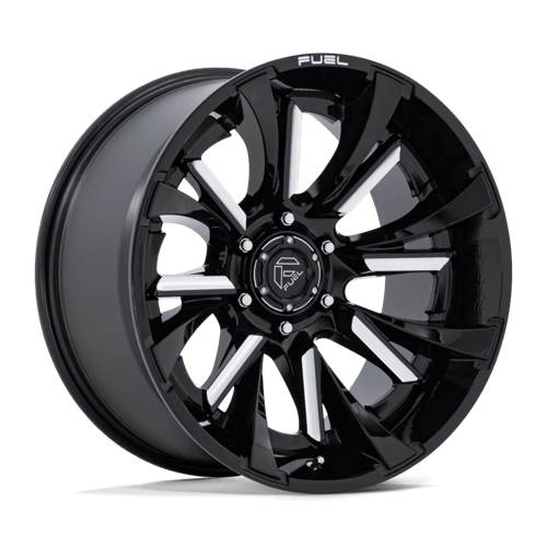 Fuel TANTRUM Gloss Black Milled wheel