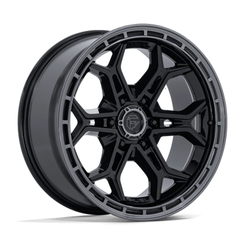 Fuel HEATHEN Gloss Black Gloss Gunmetal Lip wheel