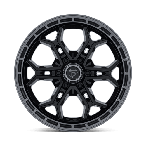 Fuel HEATHEN Gloss Black Gloss Gunmetal Lip wheel view 3