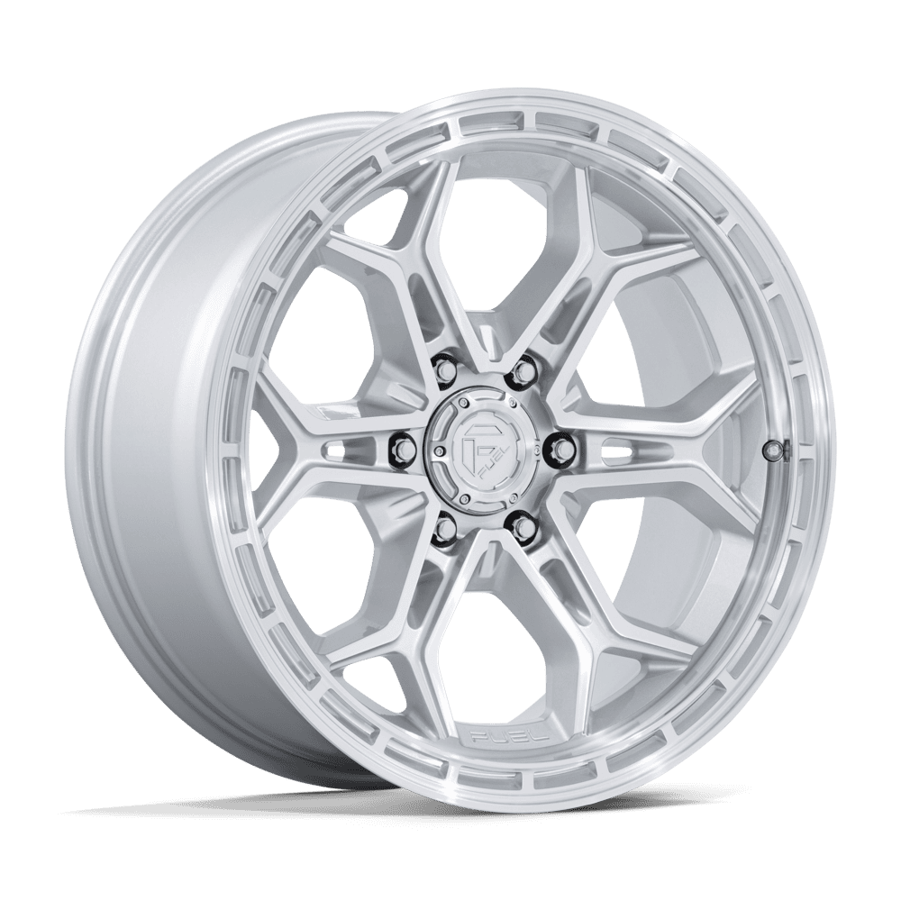 Fuel HEATHEN Gloss Silver W/ Machined Face wheel view 4