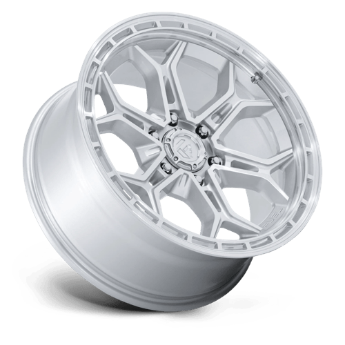 Fuel HEATHEN Gloss Silver W/ Machined Face wheel view 2