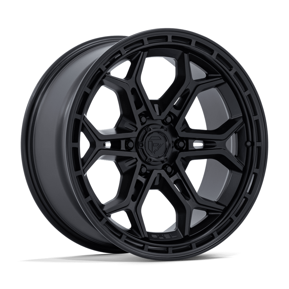 Fuel HEATHEN Matte Black wheel view 4