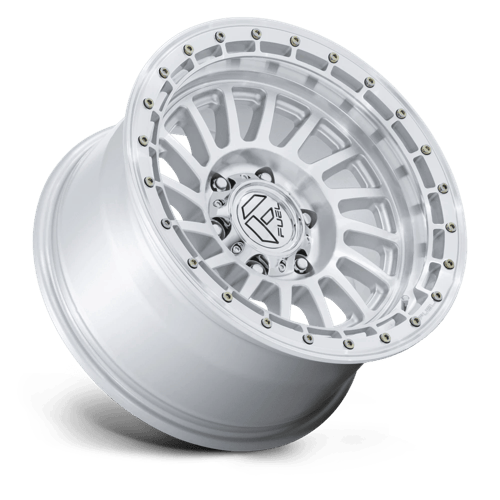 Fuel HAVOC Gloss Silver W/ Machined Face wheel view 2