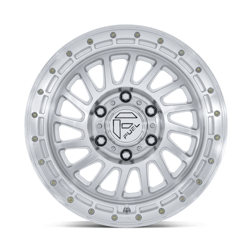 Fuel HAVOC Gloss Silver W/ Machined Face wheel view 3