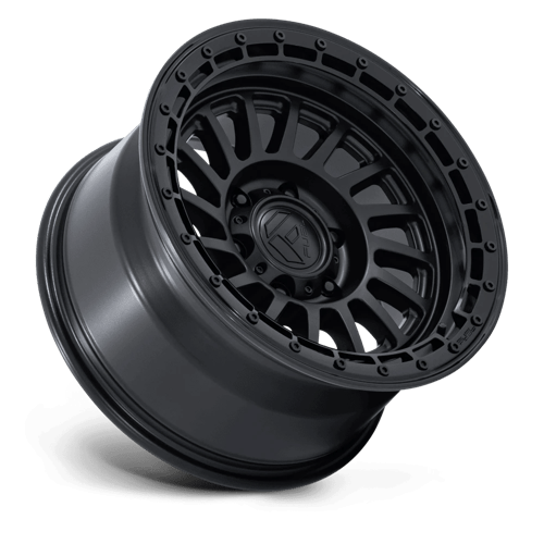 Fuel HAVOC Matte Black W/ Gloss Black Lip wheel view 2