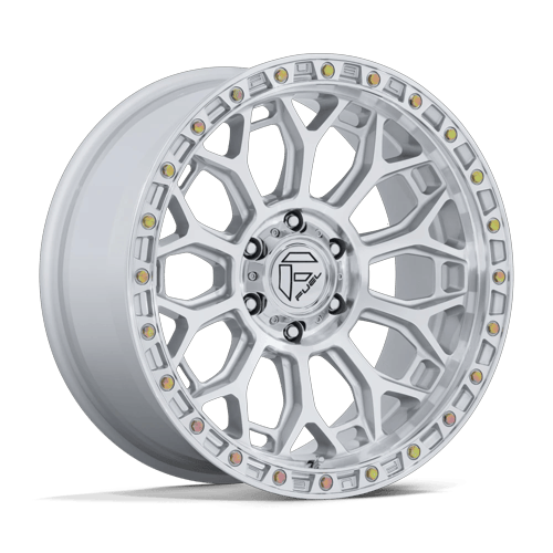 Fuel TALON Gloss Silver W/ Machined Face wheel