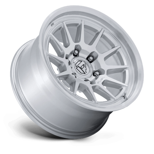Fuel SPUR Gloss Silver W/ Machined Face wheel view 2