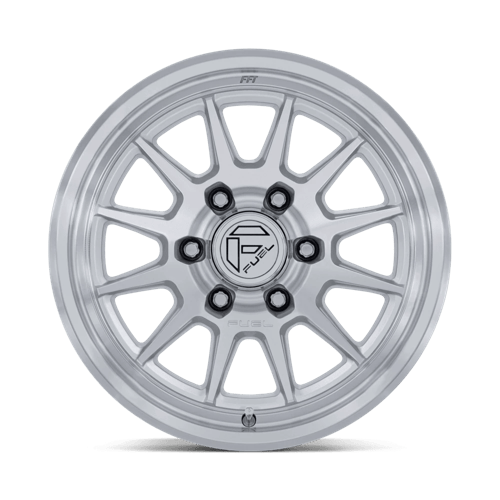 Fuel SPUR Gloss Silver W/ Machined Face wheel view 3