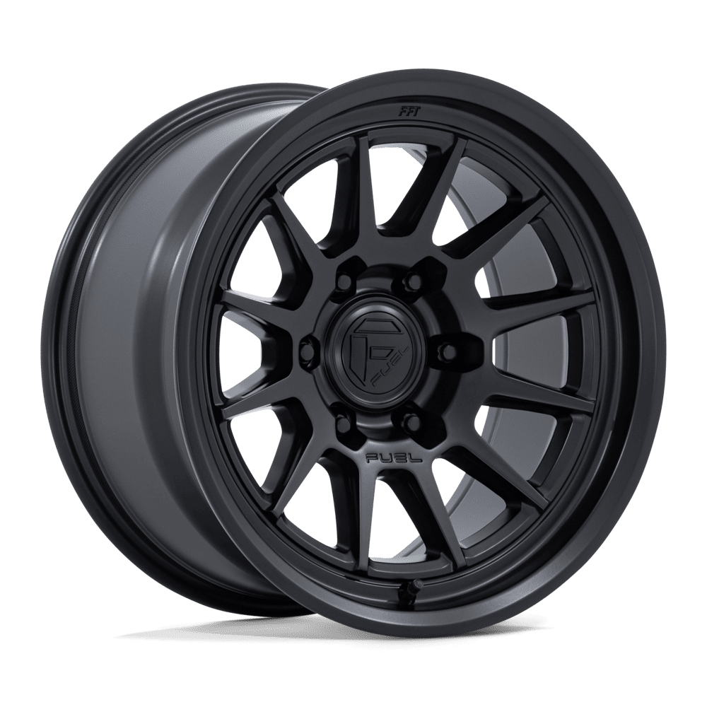 Fuel SPUR Matte Black wheel view 4