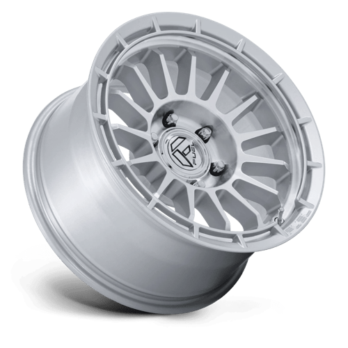 Fuel ASCEND Gloss Silver W/ Machined Face wheel view 2