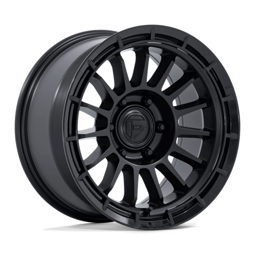 Fuel ASCEND Matte Black W/ Gloss Black Lip wheel