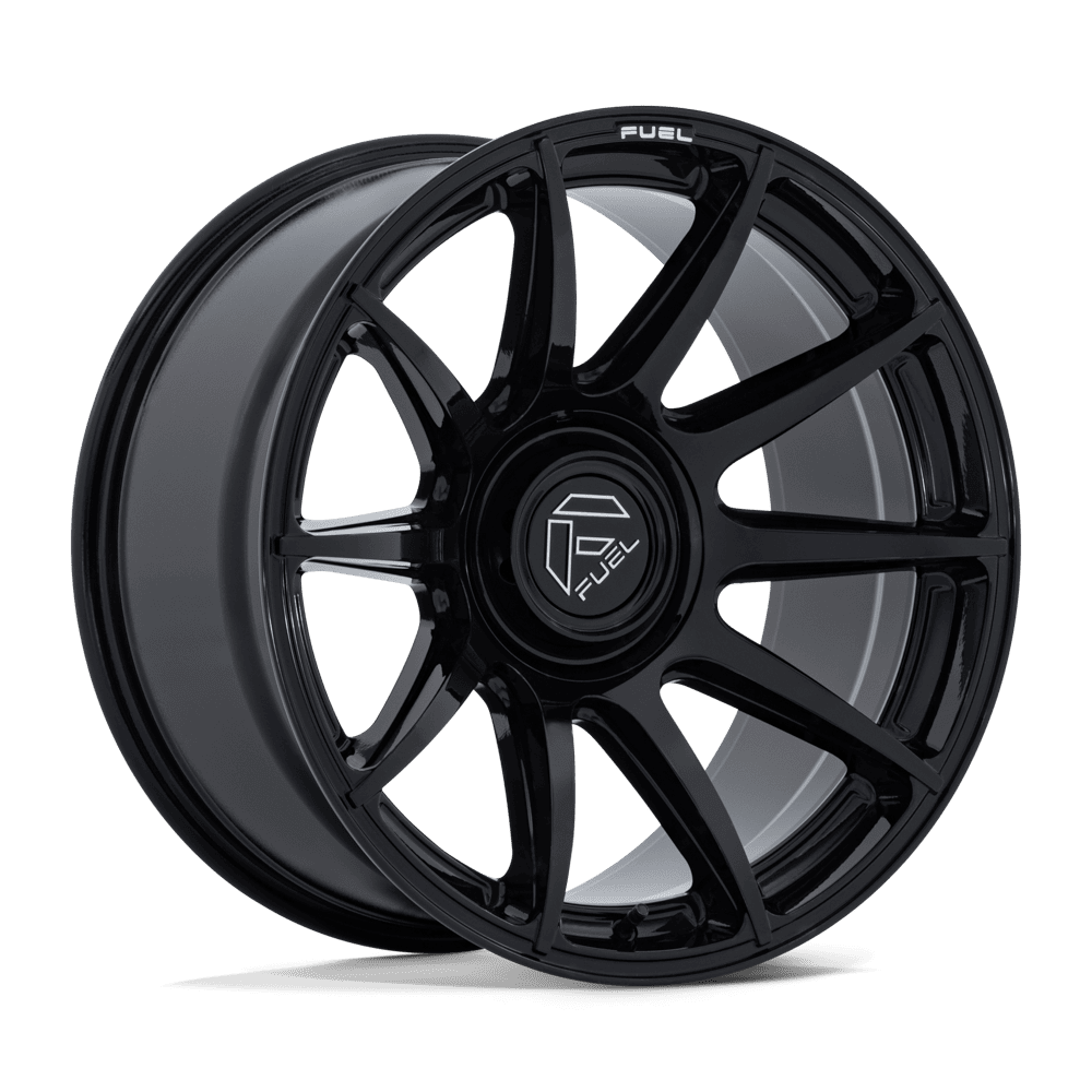 Fuel HALO Gloss Black wheel view 4