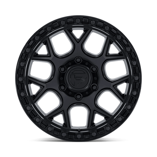Fuel PUMA Matte Black W/ Gloss Black Lip wheel view 3