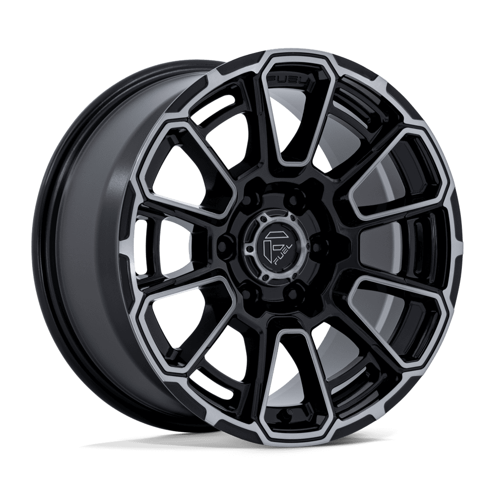 Fuel FOXHOUND Gloss Black Dark Tinted Clear Wheels