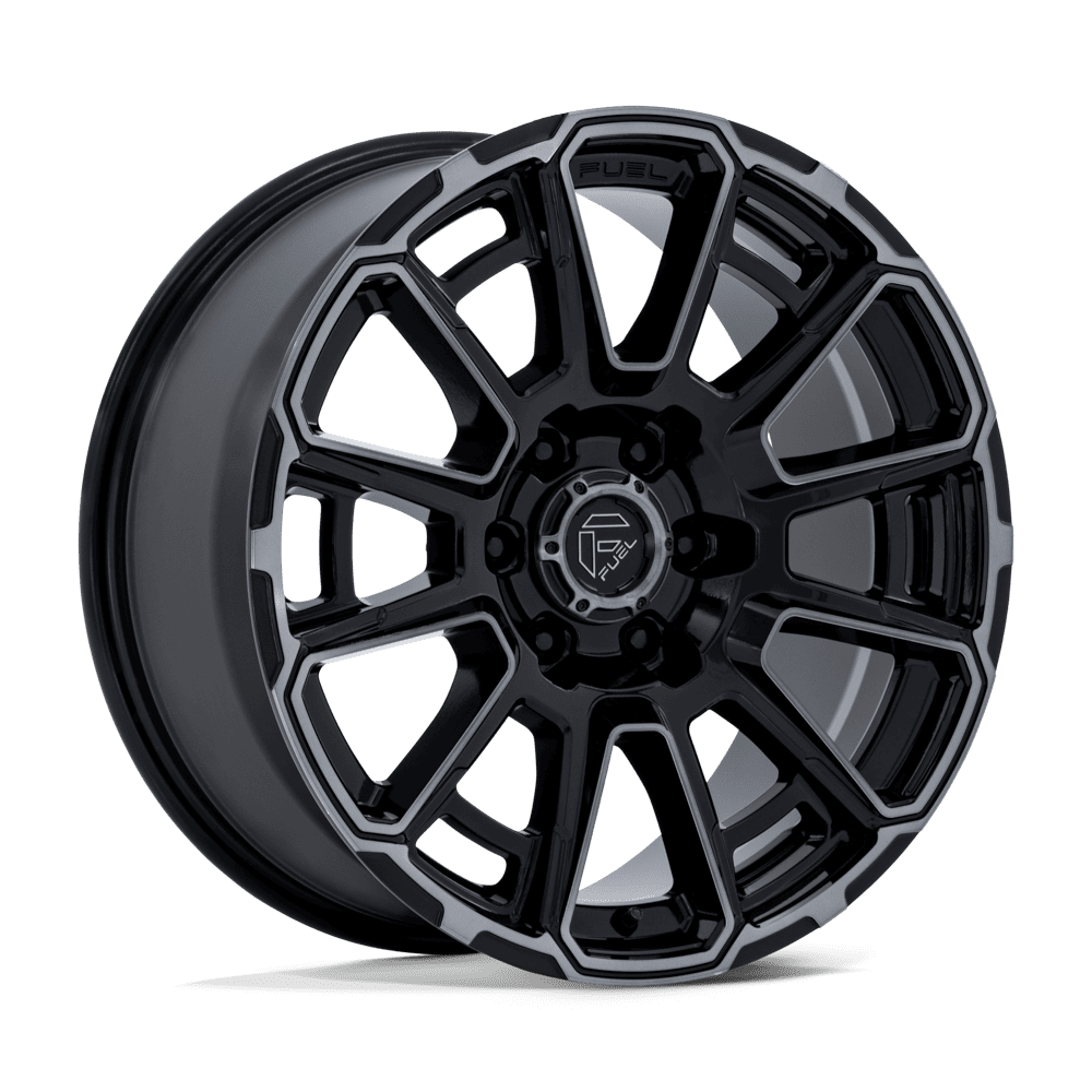 Fuel FOXHOUND Gloss Black Dark Tinted Clear Wheels