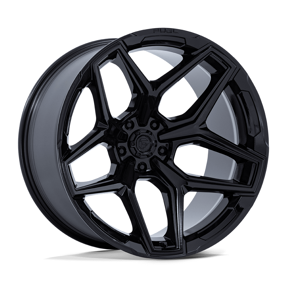 Fuel FLUX Gloss Black wheel view 4