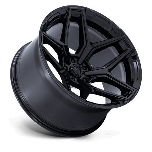 Fuel FLUX Gloss Black wheel view 2