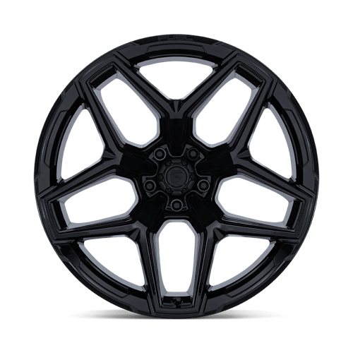 Fuel FLUX Gloss Black wheel view 3