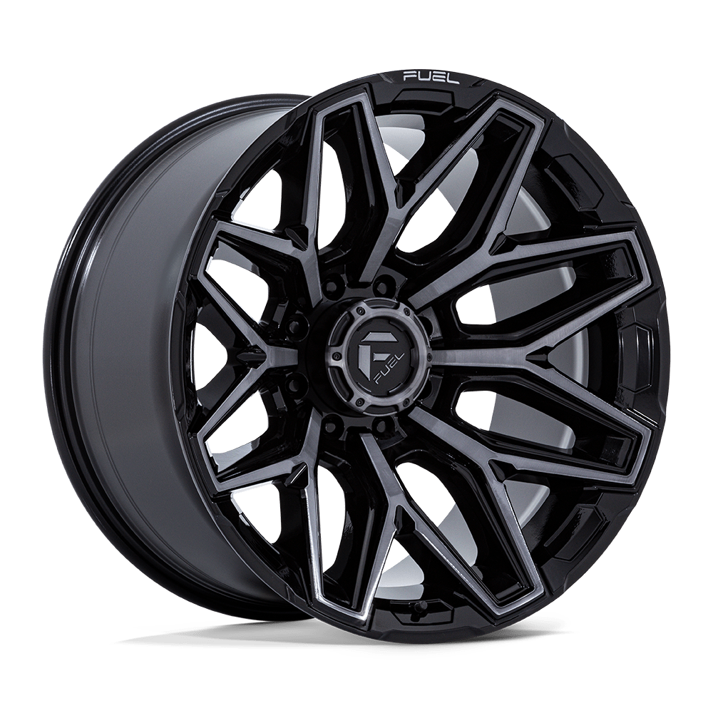 Fuel FLUX Gloss Black Brush Fc Gray Dddt Wheels