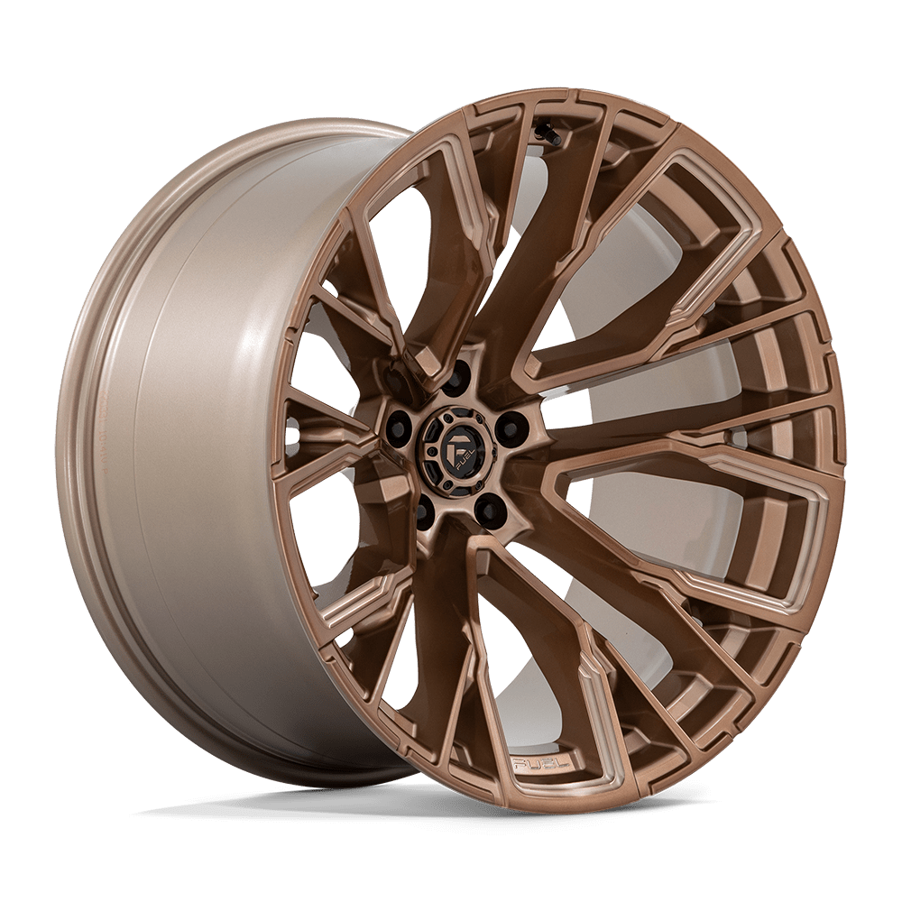 Fuel REBAR Platinum Bronze Milled Wheels