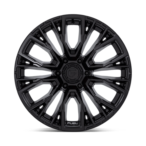 Fuel REBAR Blackout wheel view 3