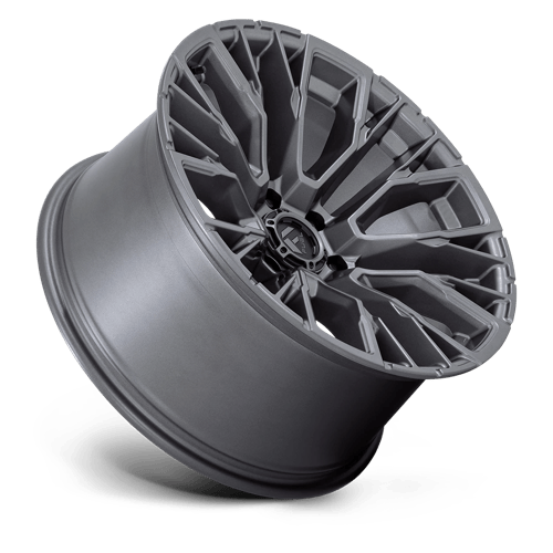 Fuel REBAR Matte Gunmetal wheel view 2